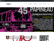 Tablet Screenshot of musiqueindependante.com